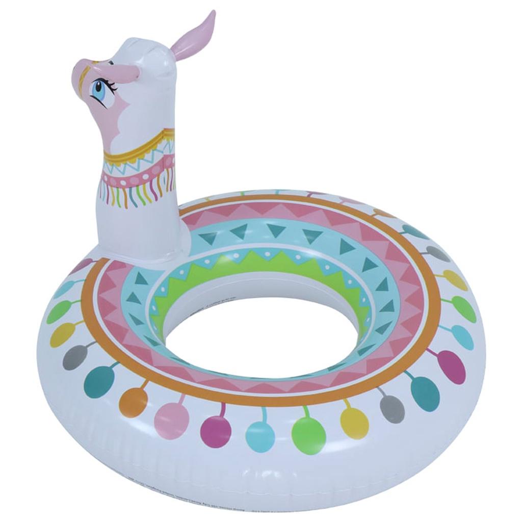 Boia Inflável Lhama Modelo Circulo Infantil Piscina Até 40kg