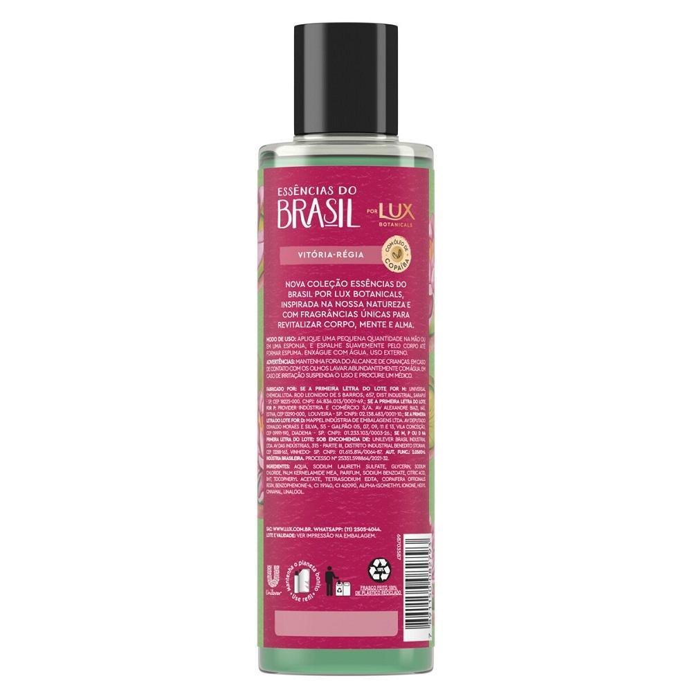 Sabonete Líquido Lux Essências Do Brasil Botanicals Vitória Régia 300ml