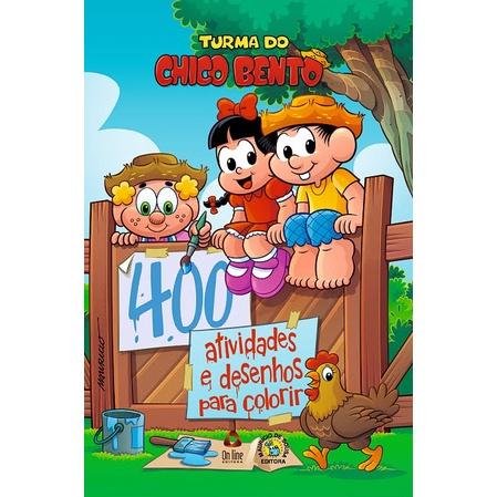 Turma Do Chico Bento Livro 400 Atividades E Desenhos Para Colorir