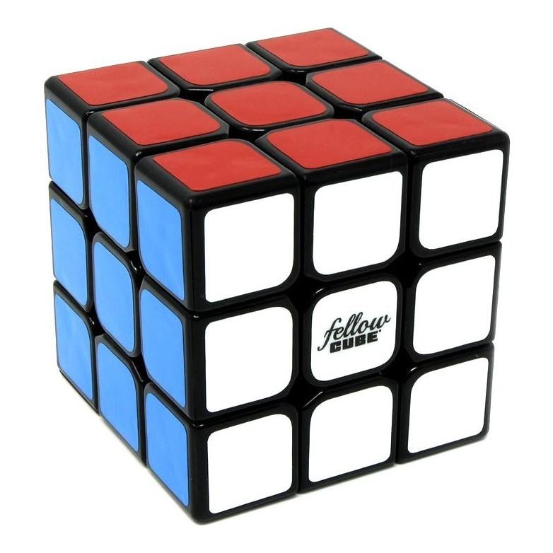 Cubo Mágico 3x3 Fellow Cube Tradicional Cuber Brasil Adesivado E Lubrificado
