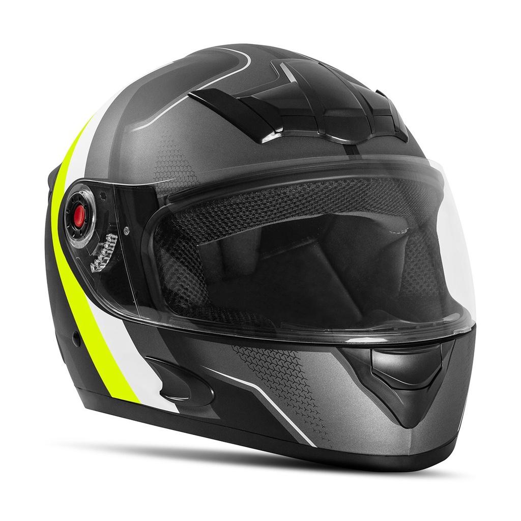Capacete Fechado Feminino E Masculino Etceter Stronger Faster Fosco