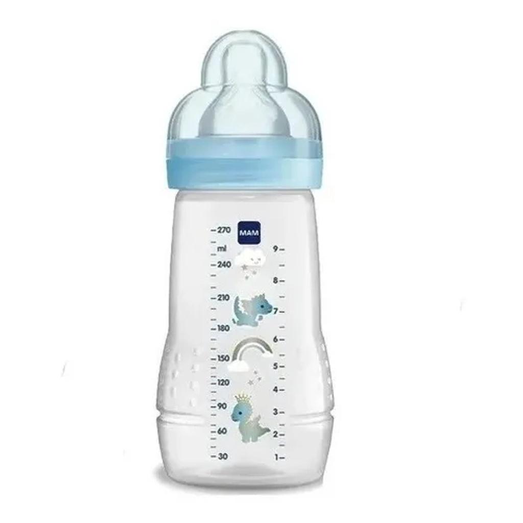 Kit 2 Mamadeiras Easy Active 270/330ml 2m+ Azul - Mam