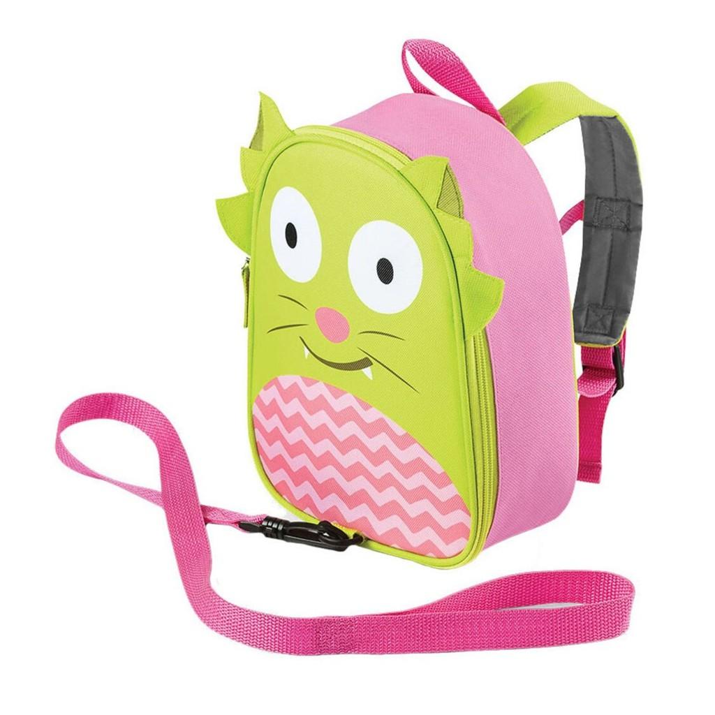 Lancheira Para Passeio Gato Rosa E Verde Multikids Baby - Bb271