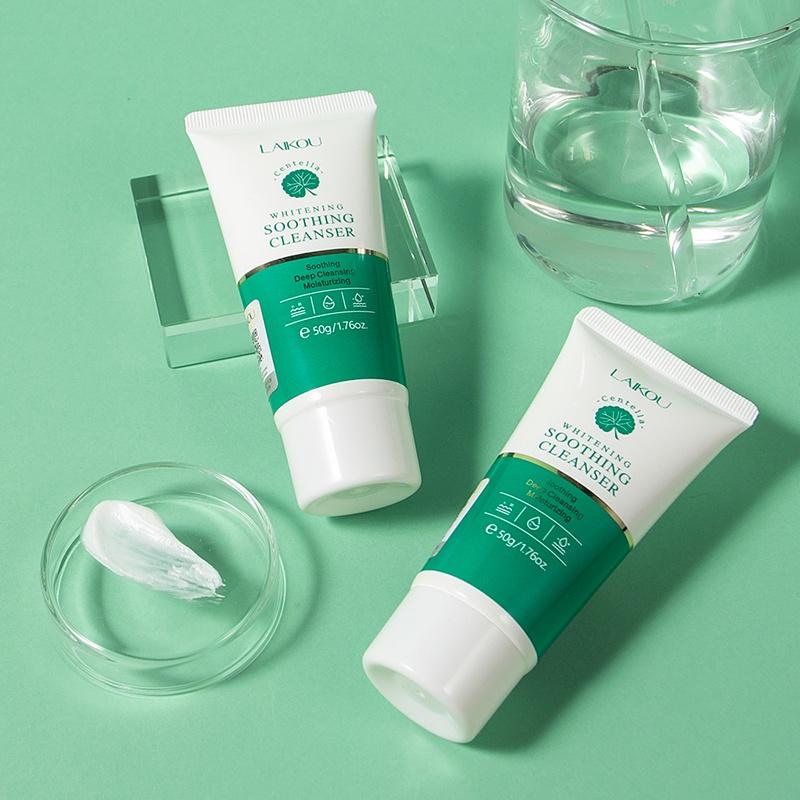Laikou Espuma De Limpeza Facial Suavizante Profunda Poros 50g