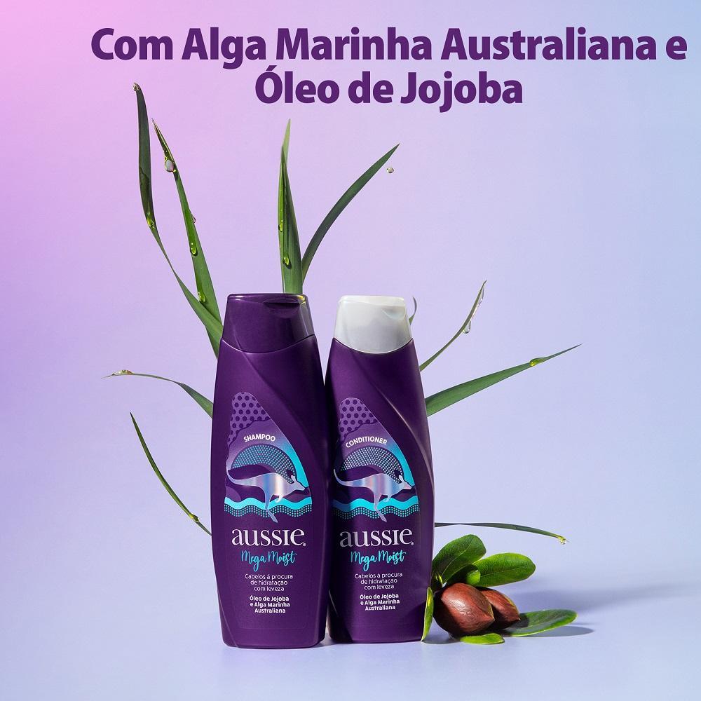 Condicionador Aussie Mega Moist Super Hidratação 180ml