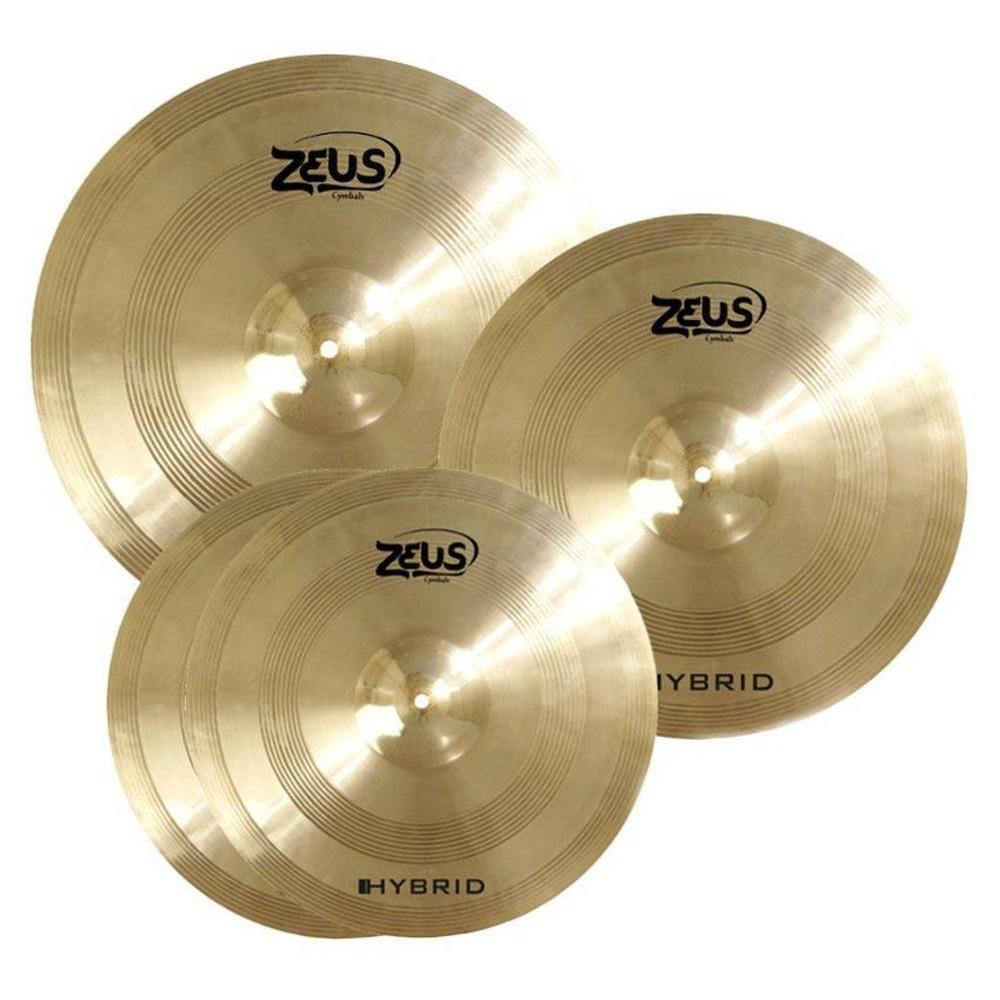 Kit Pratos Para Bateria 14 16 20 Zeus Hybrid Set C B20