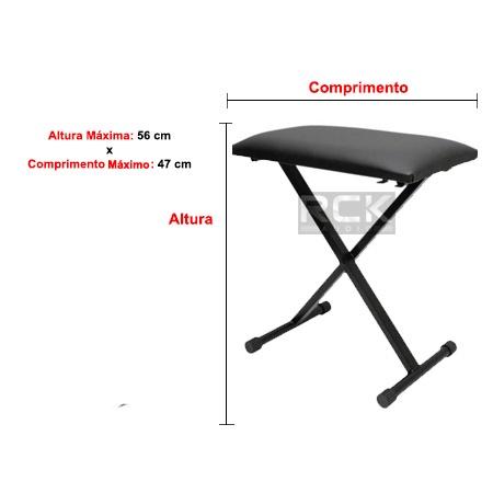 Banco Para Teclado Piano Saty Bt-10