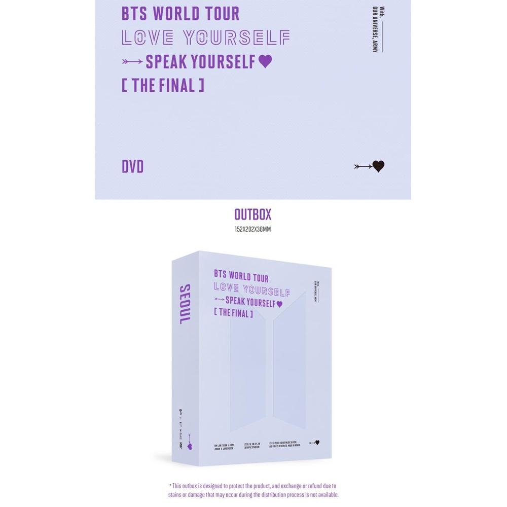 Bts-tour Mundial Amor Yourself Fala-self [o Final] Dvd