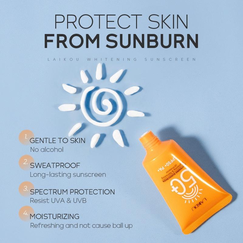 Protetor Solar Clareador Hidratante Laikou Proteção Corporal Spf50 + Pa