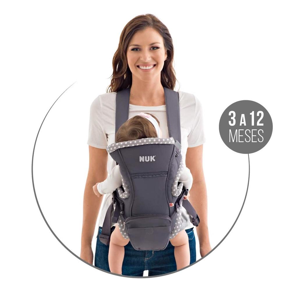 Canguru Baby Carrier Natural Fit 3 Em 1 Cinza - Nuk