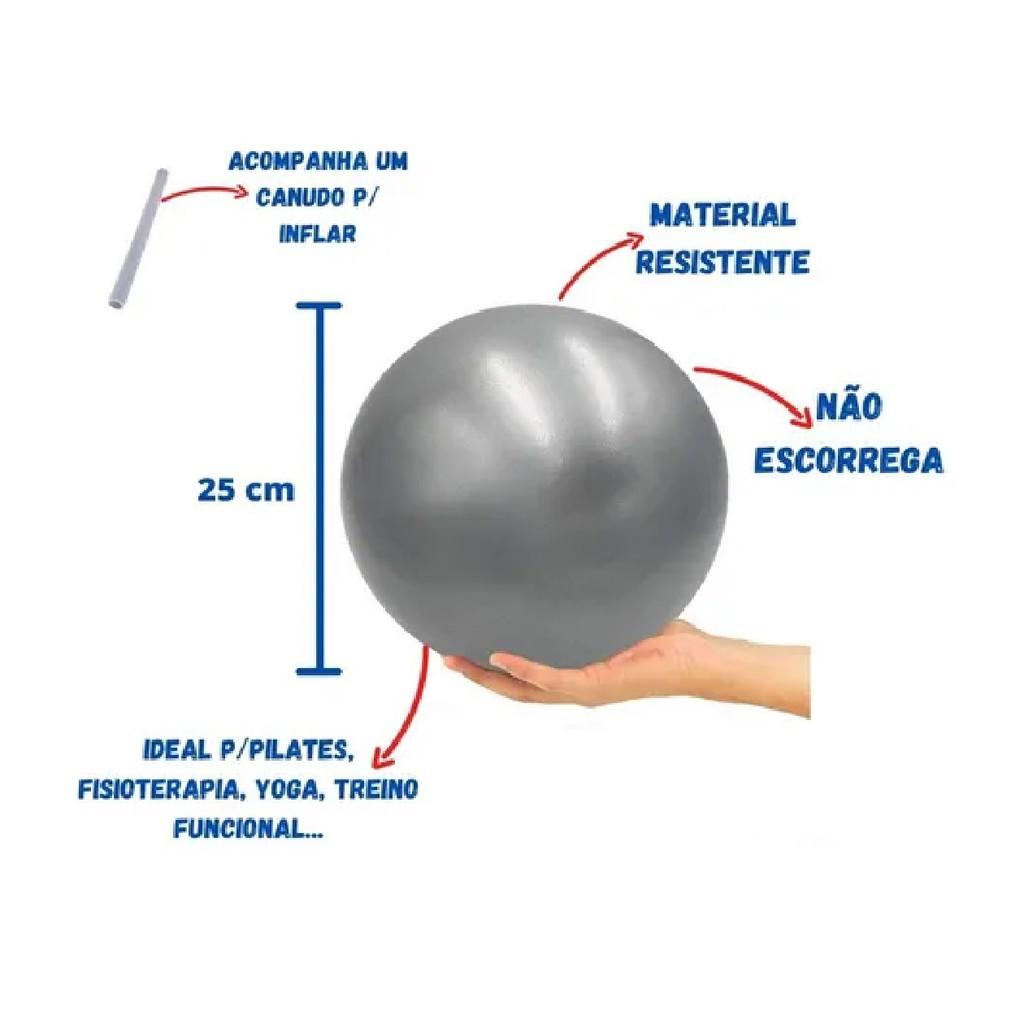 Mini Bola De Exercícios Overball 25 Cm Liveup - Laranja