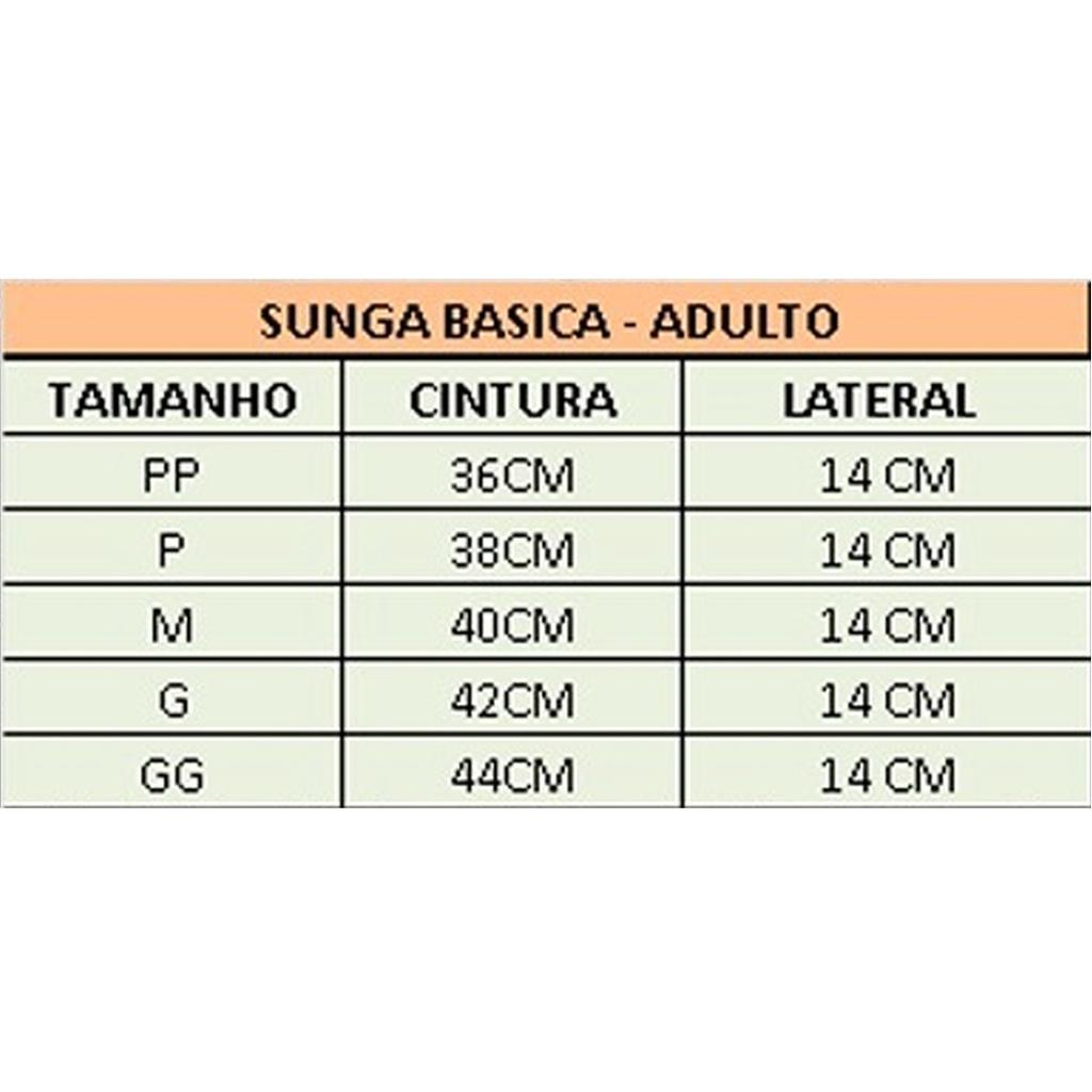 Sunga De Natação Basica Adulto Rajado Rythmoon Verde M