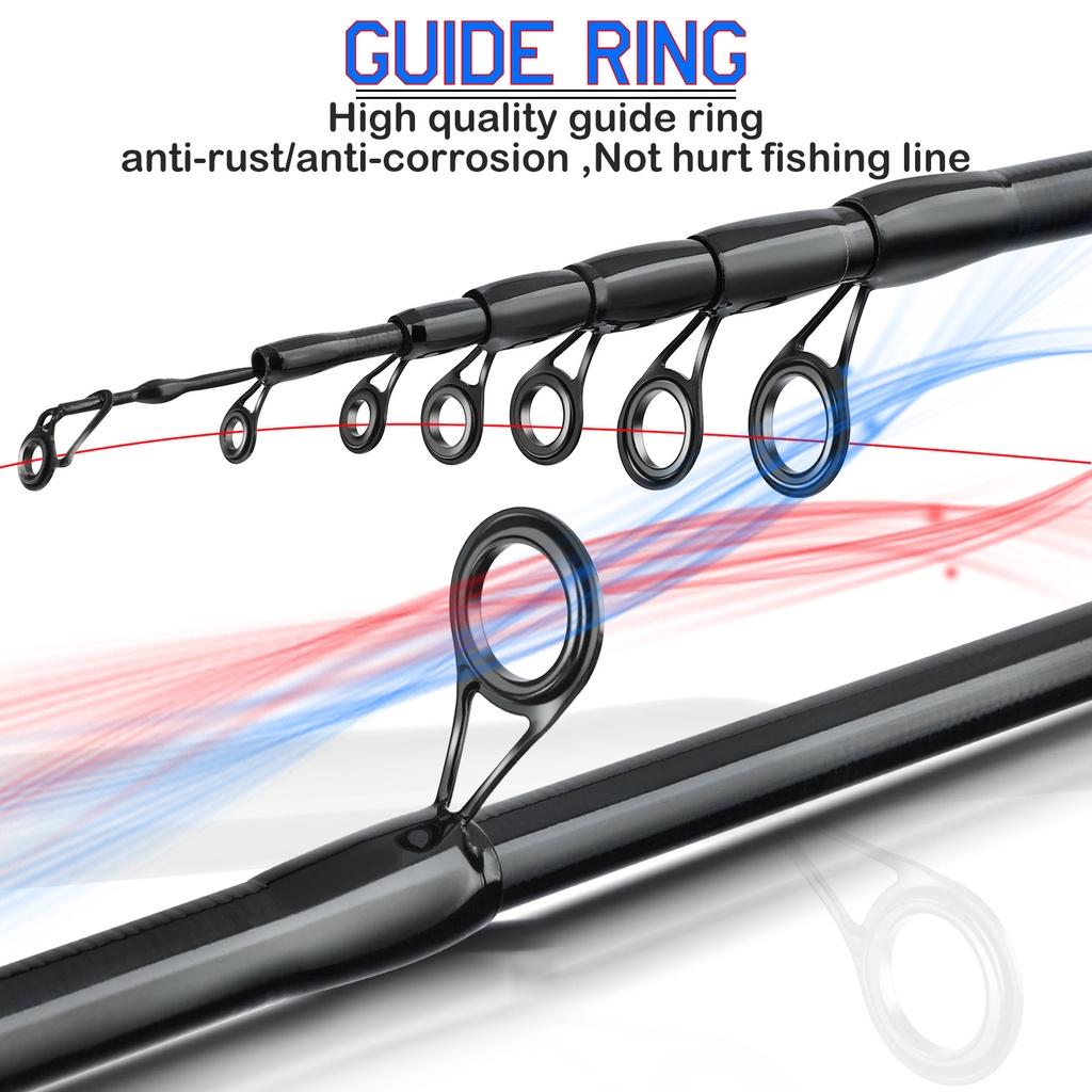Vara De Pesca Com Carretilha Sougayilang 1.8m-2.4m 7.2 1 MAX Drag 10kg