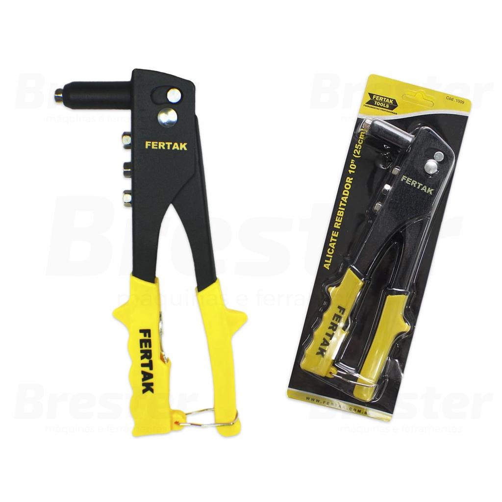 Rebitadeira Alicate Rebitador Profissional Com 4 Bicos Fertak