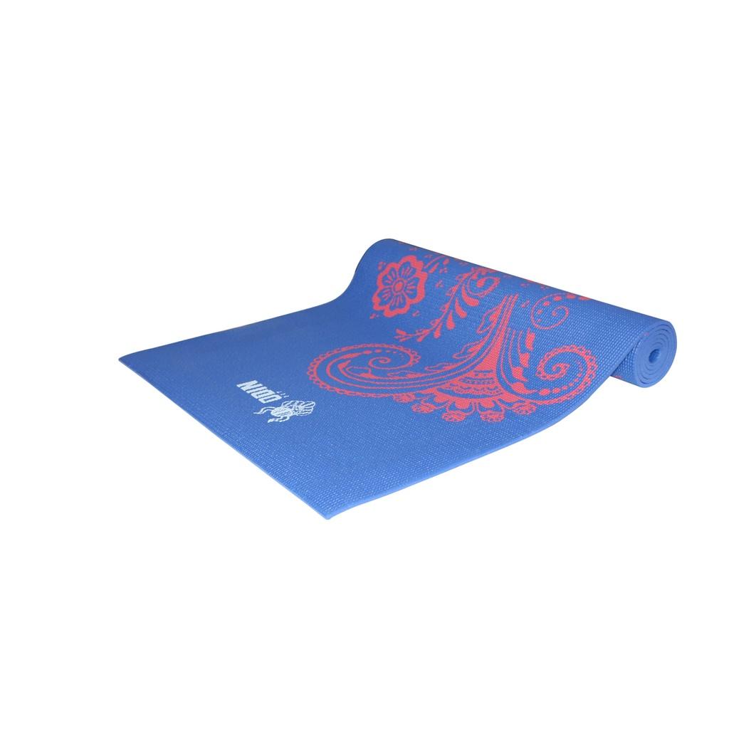 Tapete Para Yoga Estampado Colchonete Pilates Pvc Odin Fit