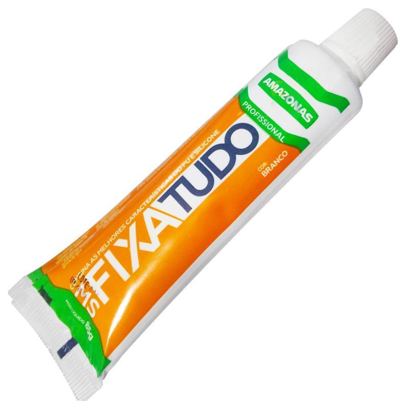 Silicone Fixa Tudo Bisnaga 85 Gr Amazonas