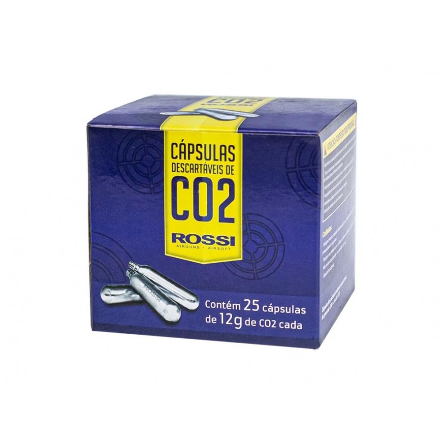 Caixa 25un Cilindros Co2 12g - Rossi