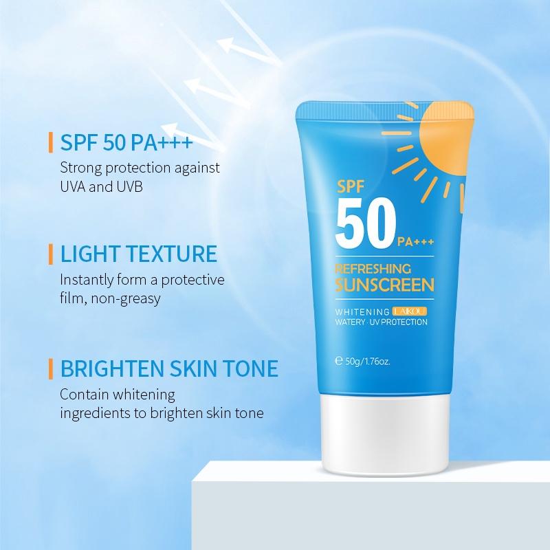 Laikou Protetor Solar À Prova D Água Para Rosto Spf50