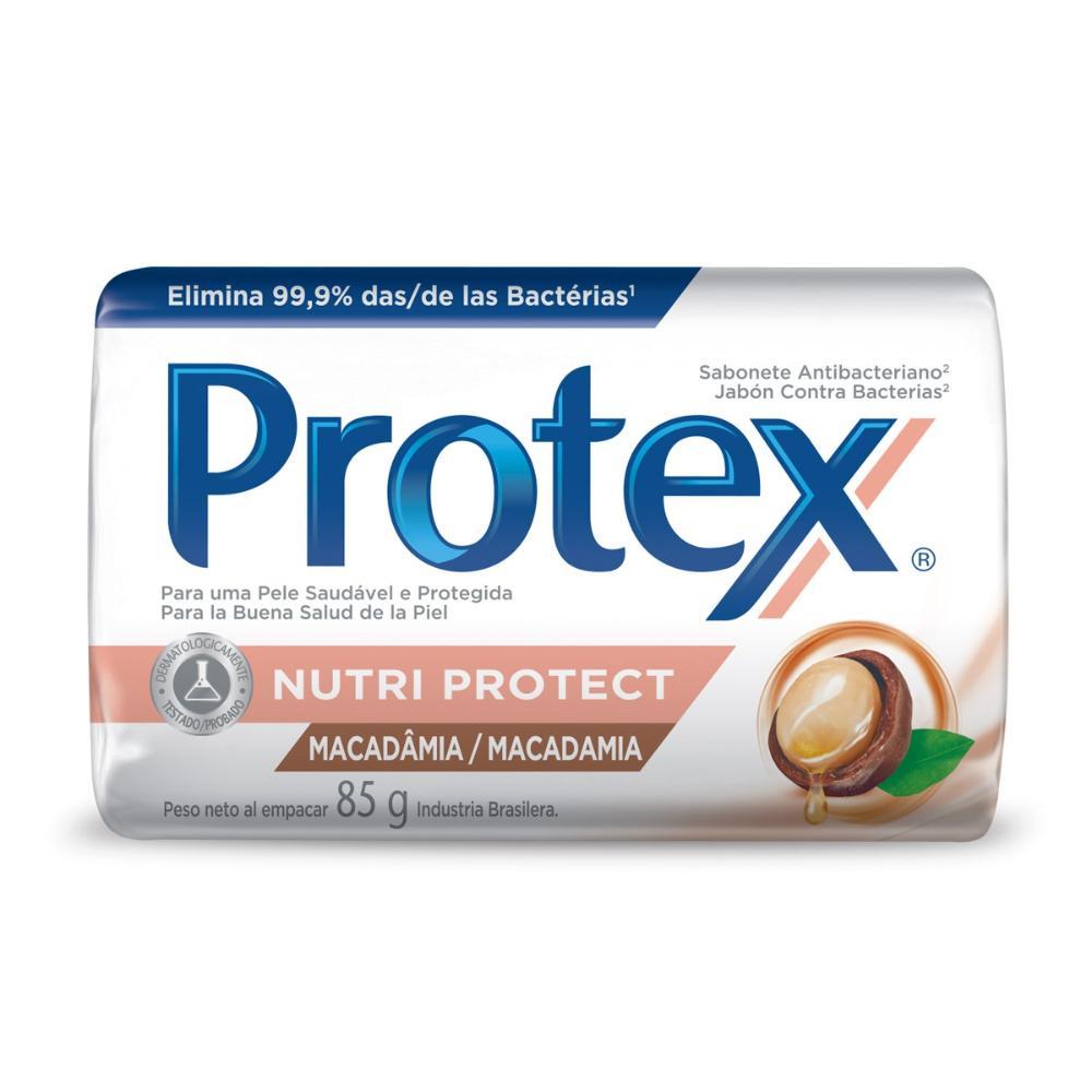 Kit Sabonete Em Barra Protex Nutri Protect Macadâmia 85g Com 6 Unidades