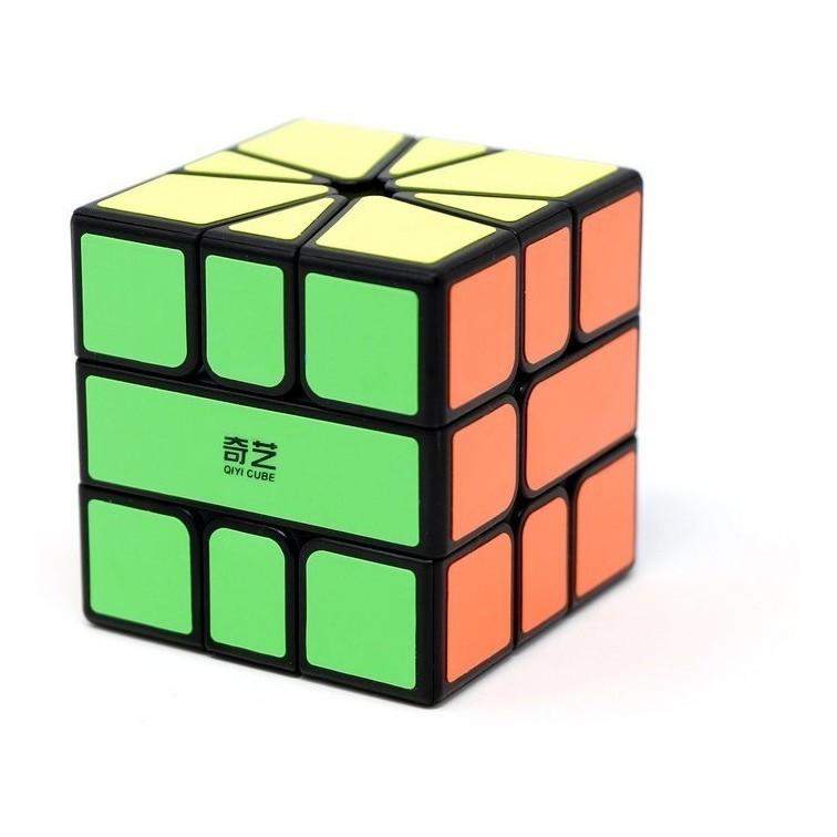 Square-1 Qiyi Qifa Preto Adesivado Profissional
