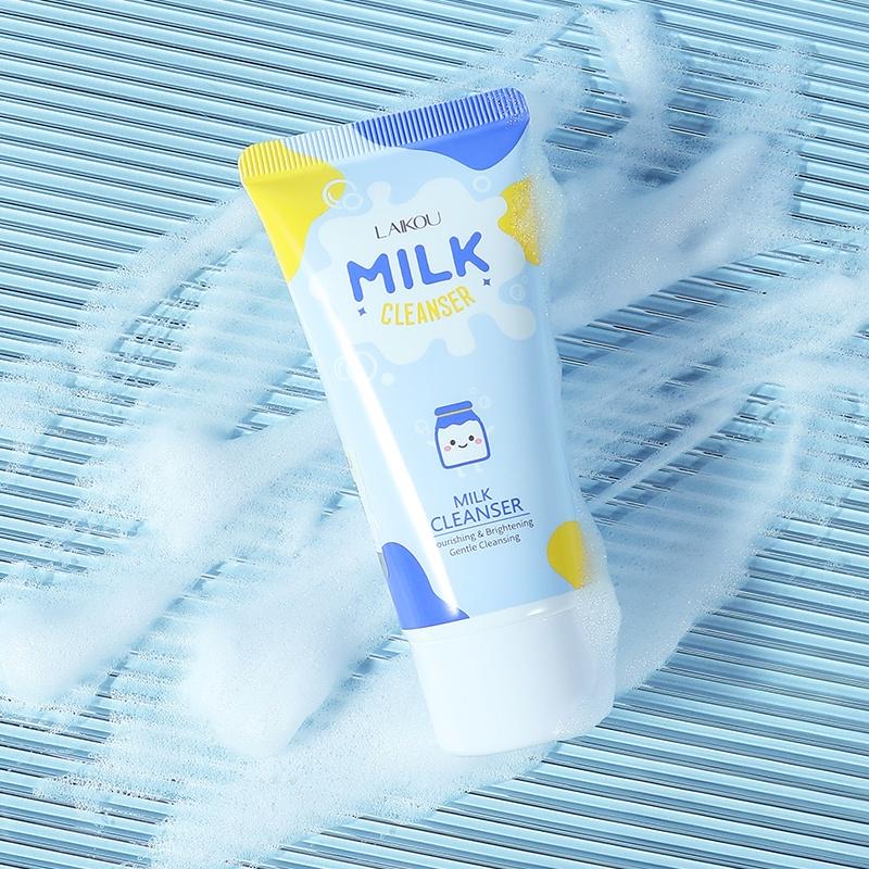Laikou Milk Hidratante Facial Creme Facial Clareador E Poros/2 Unidades Milk Cream Mousturizing Brightening