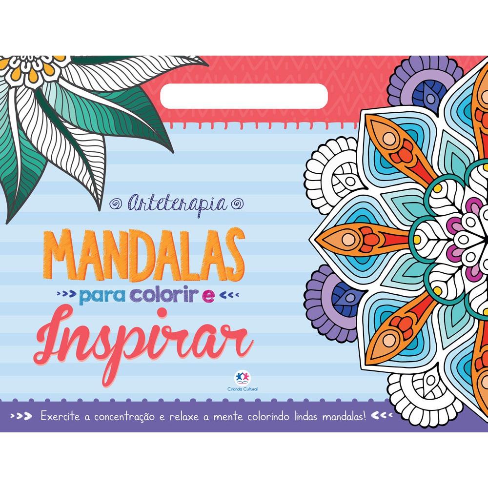 Livro - Mandalas Para Colorir E Inspirar