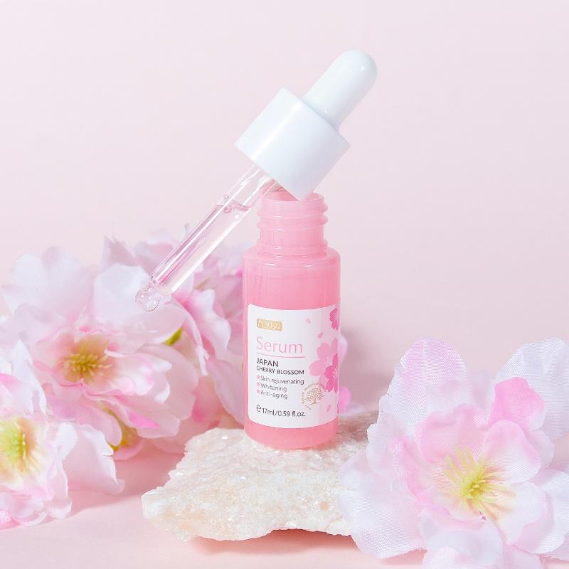 Fenyi Óleo De Vidro Anti-idade Com Flor De Cerejeira Sakura Essência 17ml
