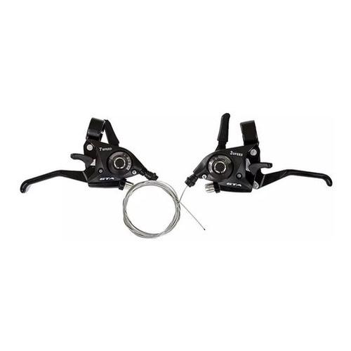 Kit 21 Marchas Shimano Tourney Com Câmbios E Alavancas Rapid Fire