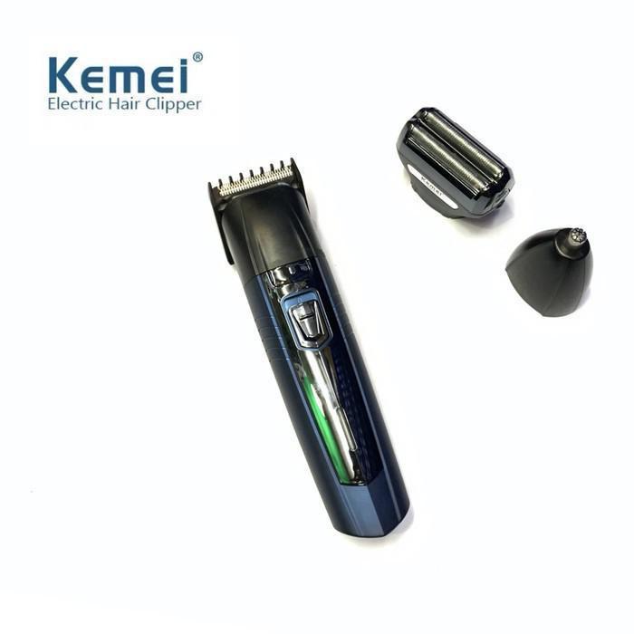 Kemei Multifuncional Barbeador Elétrico De Orelha Do Nariz Corpo Bigode 3 Em 1 Recarregável Km-630