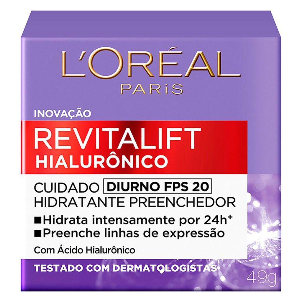 Revitalift Hialurônico Creme Facial Diurno Fps20 Loréal Paris 49g - 1 Unidade