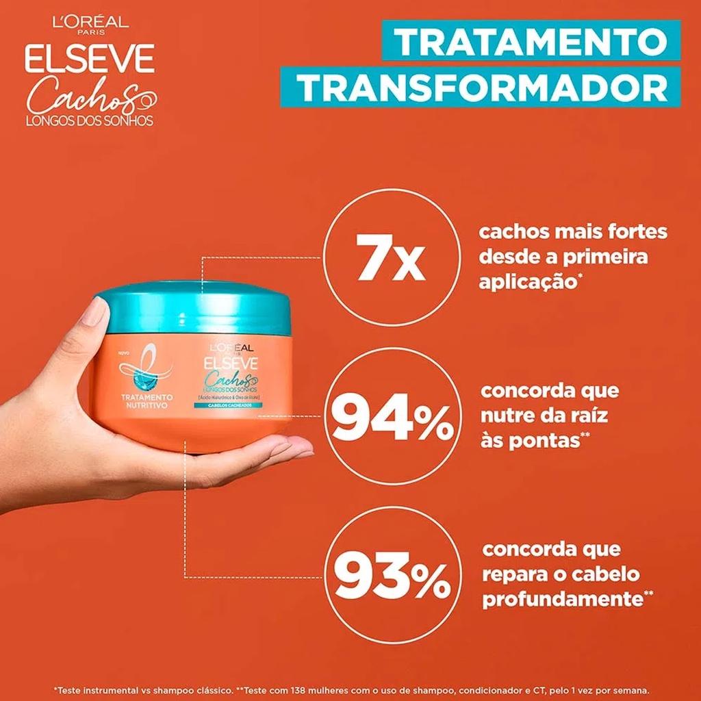 Máscara Cachos Longo Dos Sonhos Elseve Loréal Paris 300g