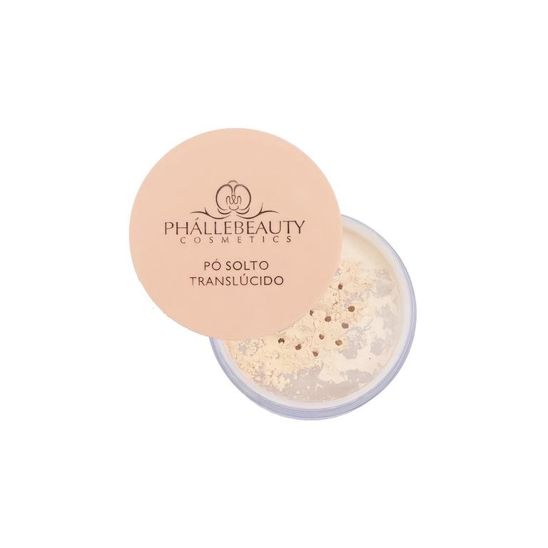 Pó Translúcido Phállebeauty + Base Fluída Phállebeauty
