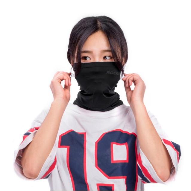 Rockbros Scarf Headwear Máscara Facial De Ciclismo Respirável Esportiva De Corrida