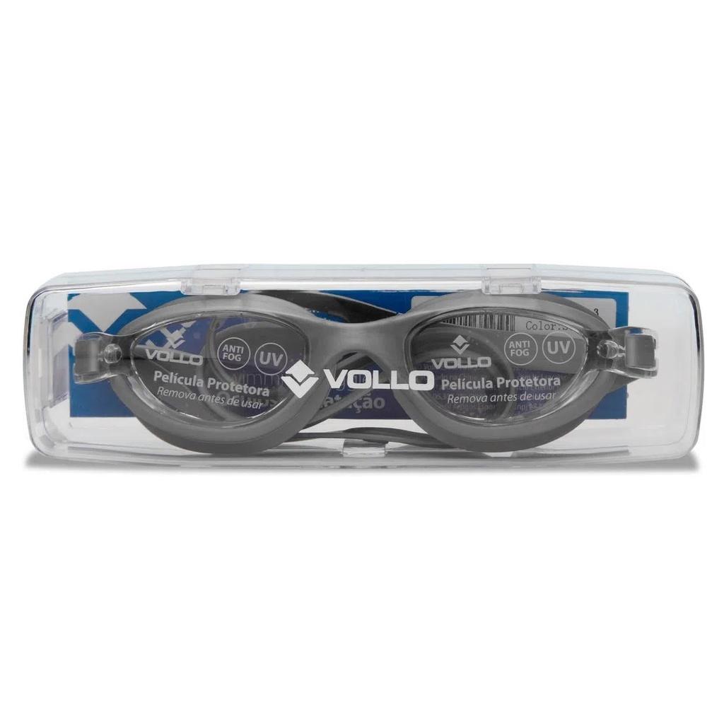 Óculos De Natação Adulto Wide Vision Vollo Prata