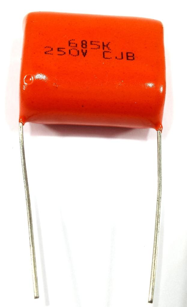 10 Capacitor Poliester 6m8 250v Para Driver De Titanium