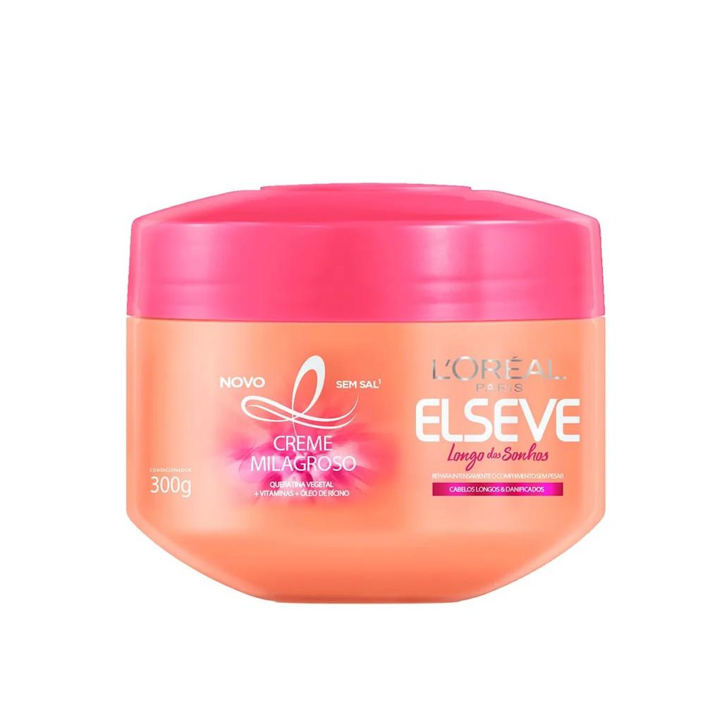 Kit Elseve Longo Dos Sonhos Shampoo 200ml + Máscara Loréal Paris - 2 Itens