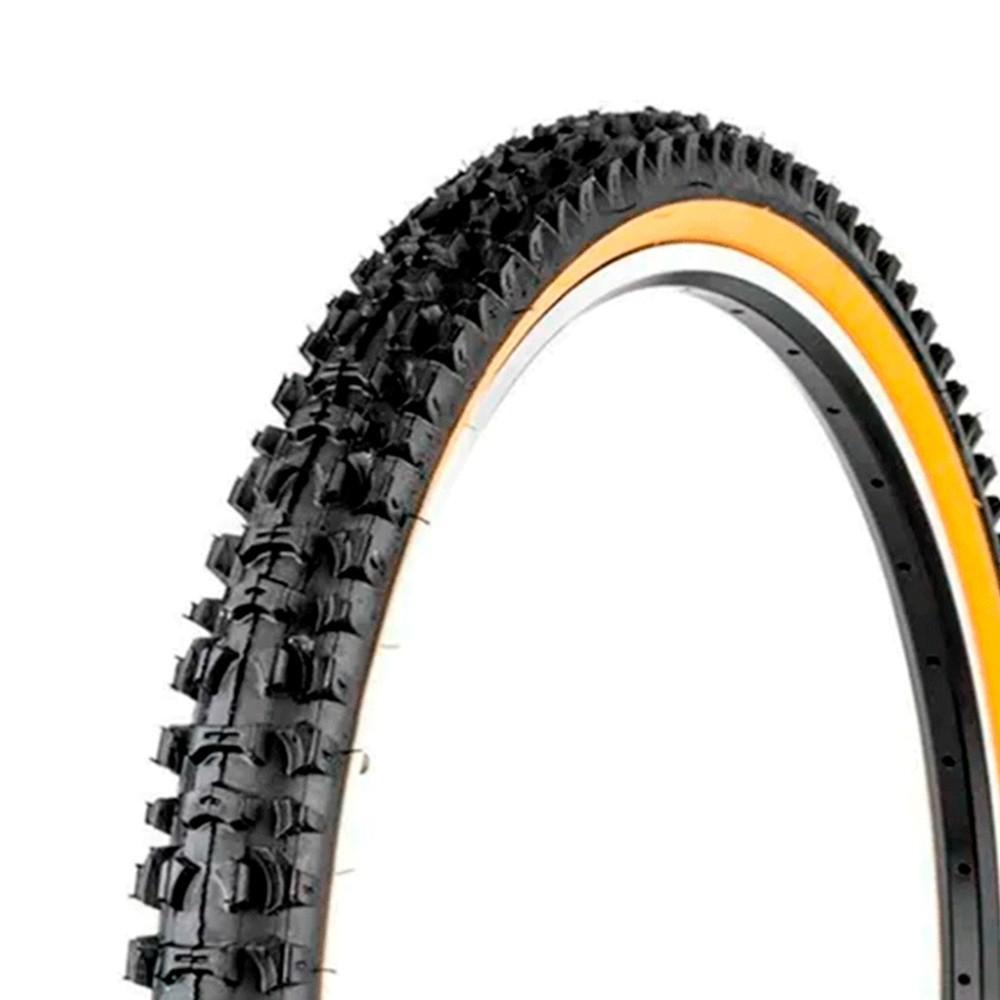 Pneu 26x1.95 K816 Com Faixa Preto E Marrom