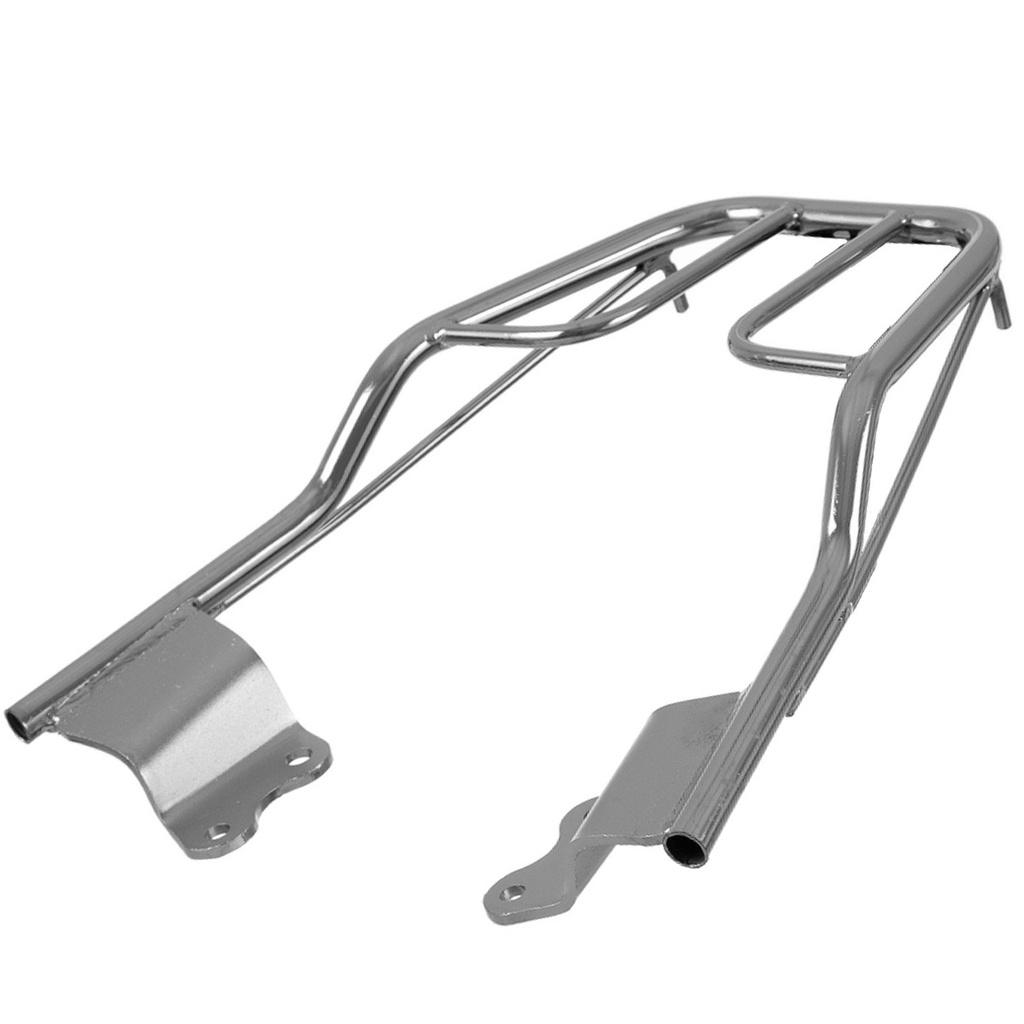 Bagageiro Sansão Cromo Forte Moto Fazer 150 2014 2015 2016 Aço Maciço Preto E Cromado