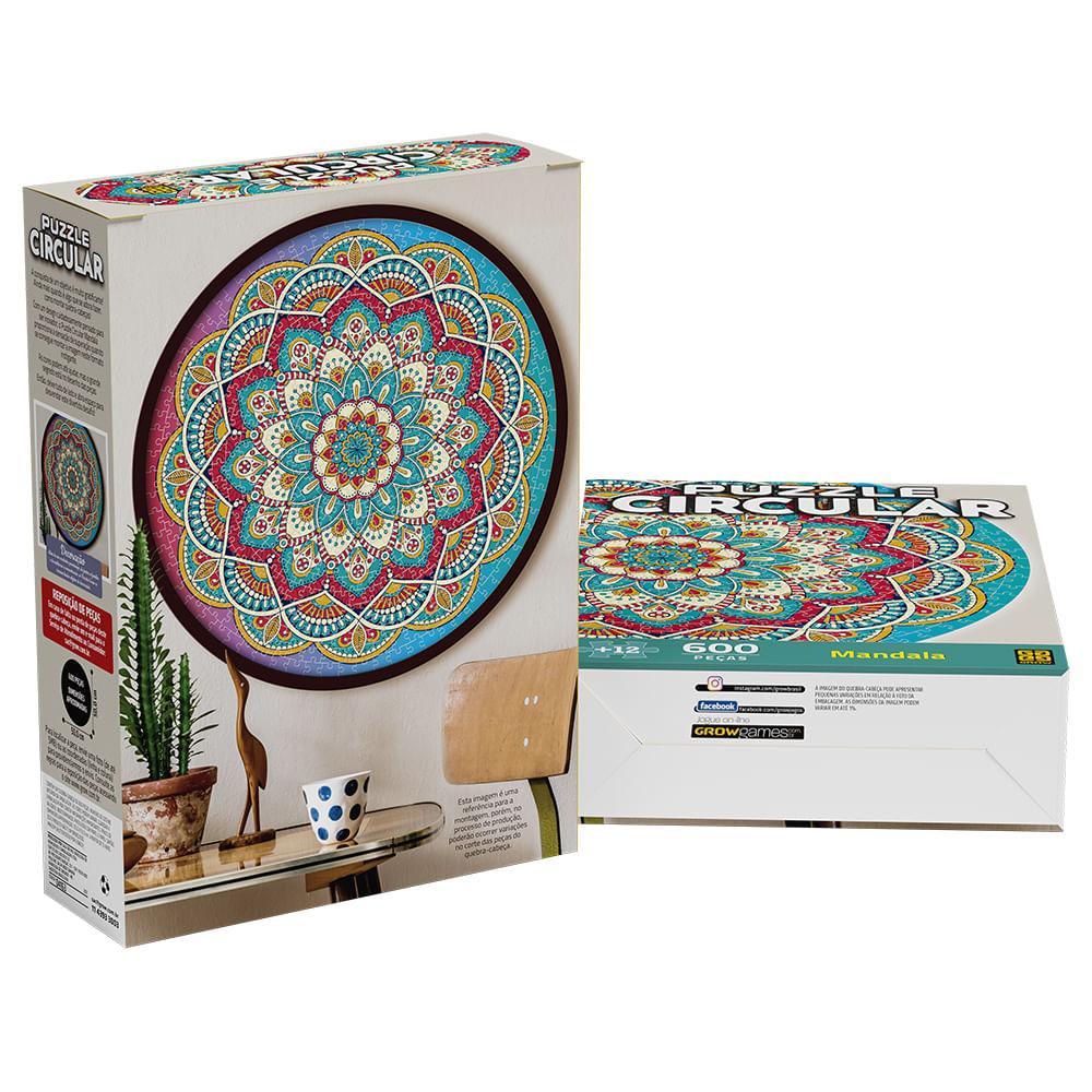 Puzzle 600 Peças Mandala