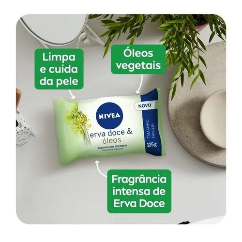 Nivea Sabonete Em Barra Erva Doce Óleos 125g