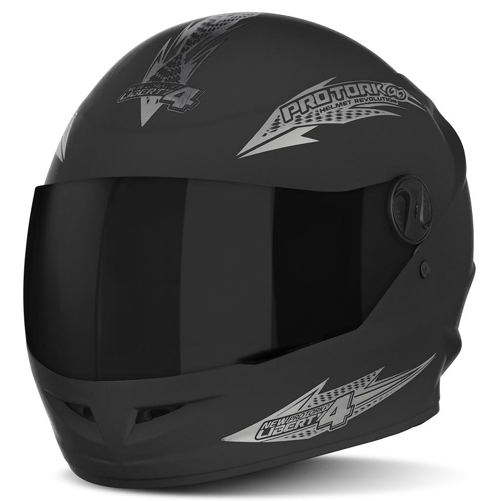 Capacete De Moto PRO Tork New Liberty 4 + Viseira Fumê