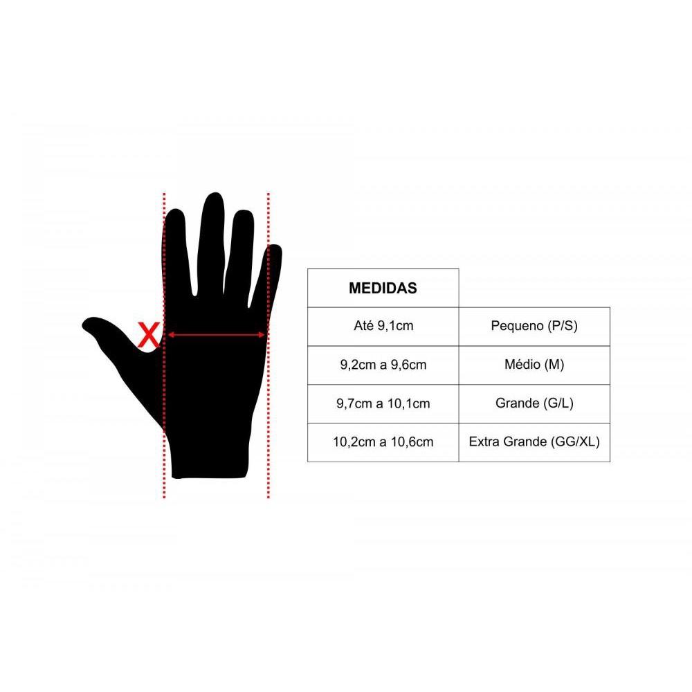 Luva Ciclismo Hupi Dedo Longo Biometria Full Preto