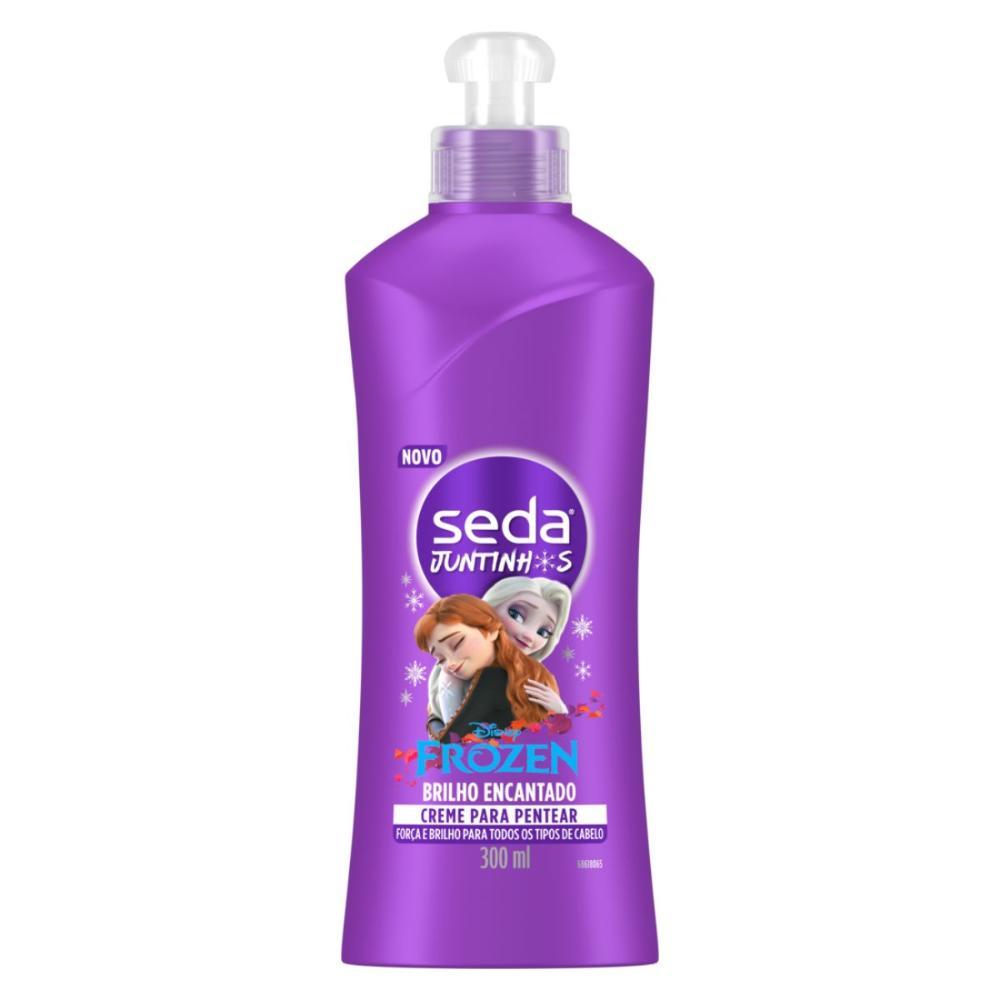 Creme Para Pentear Seda Infantil Frozen Juntinhos Brilho Encantado 300ml