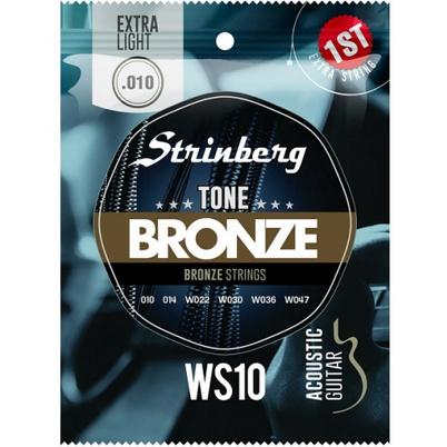 Encordoamento Para Violão Aço Strinberg WS10