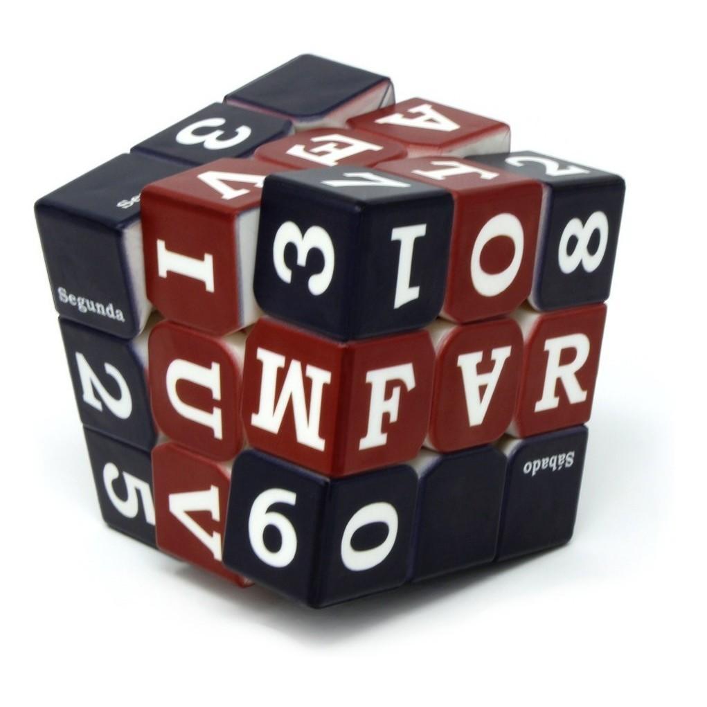 Cubo Mágico 3x3 Personalizado Vinci Cube Calendário Cuber Brasil