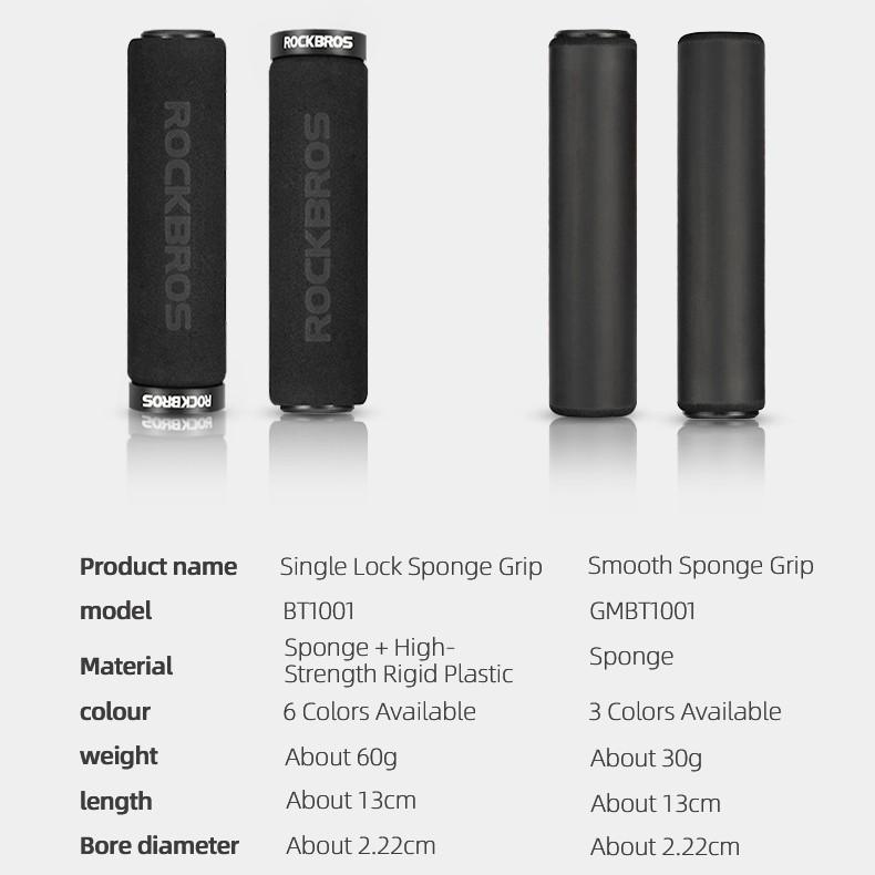 Rockbros Punho De Bicicleta Mtb Silicone Antiderrapante De Absorção De Choque Suave Ultraight Ciclismo