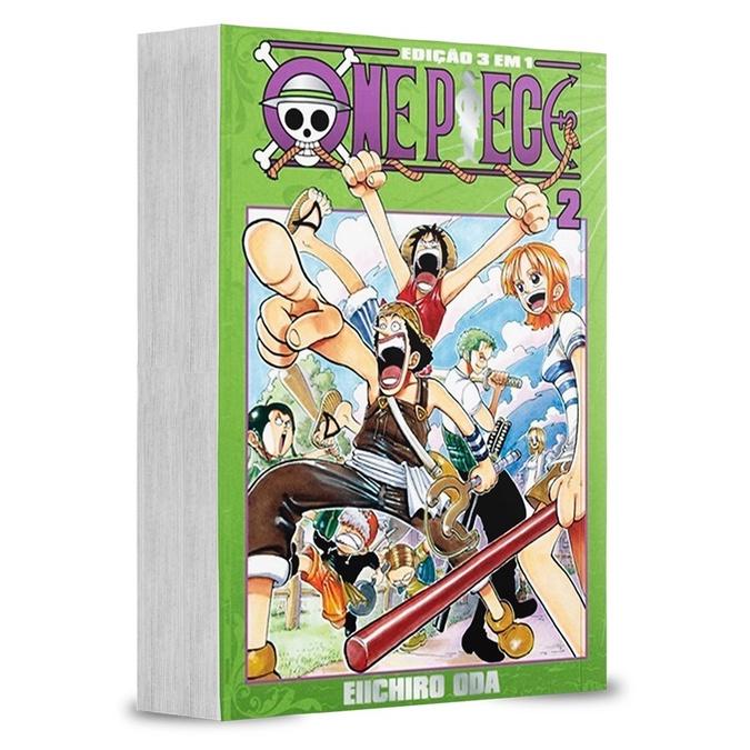 Mangá - Pack One Piece 3 Em 1 - 01 A 04 - Novos/lacrados