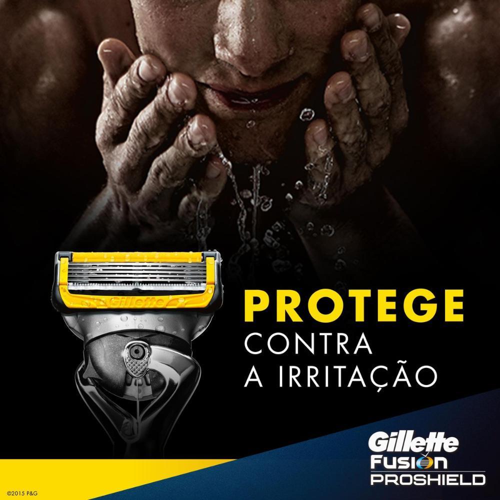 Kits Com 6 Cargas Gillette Aparelho De Barbear Fusion Proshield