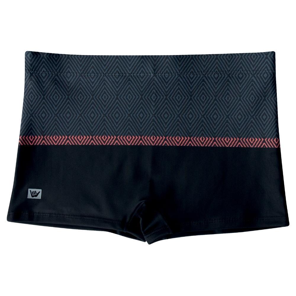 Sunga Estampada Hang Loose Adulto Boxer Box Cordao De Regulagem Moda Verao Praia E Piscina Listrada