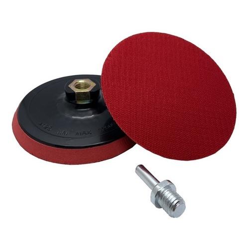 Base De Disco Lixa Velcro 125x M14 Esmerilhadeira Furradeira